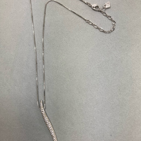 SWAROVSKI SILVER LALINE PENDANT NECKLACE - Picture 3 of 5